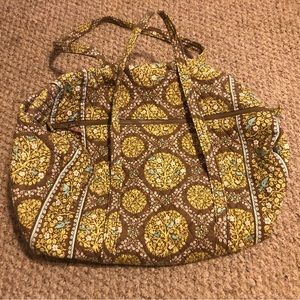 Vera Bradley small travel bag. Green birds.